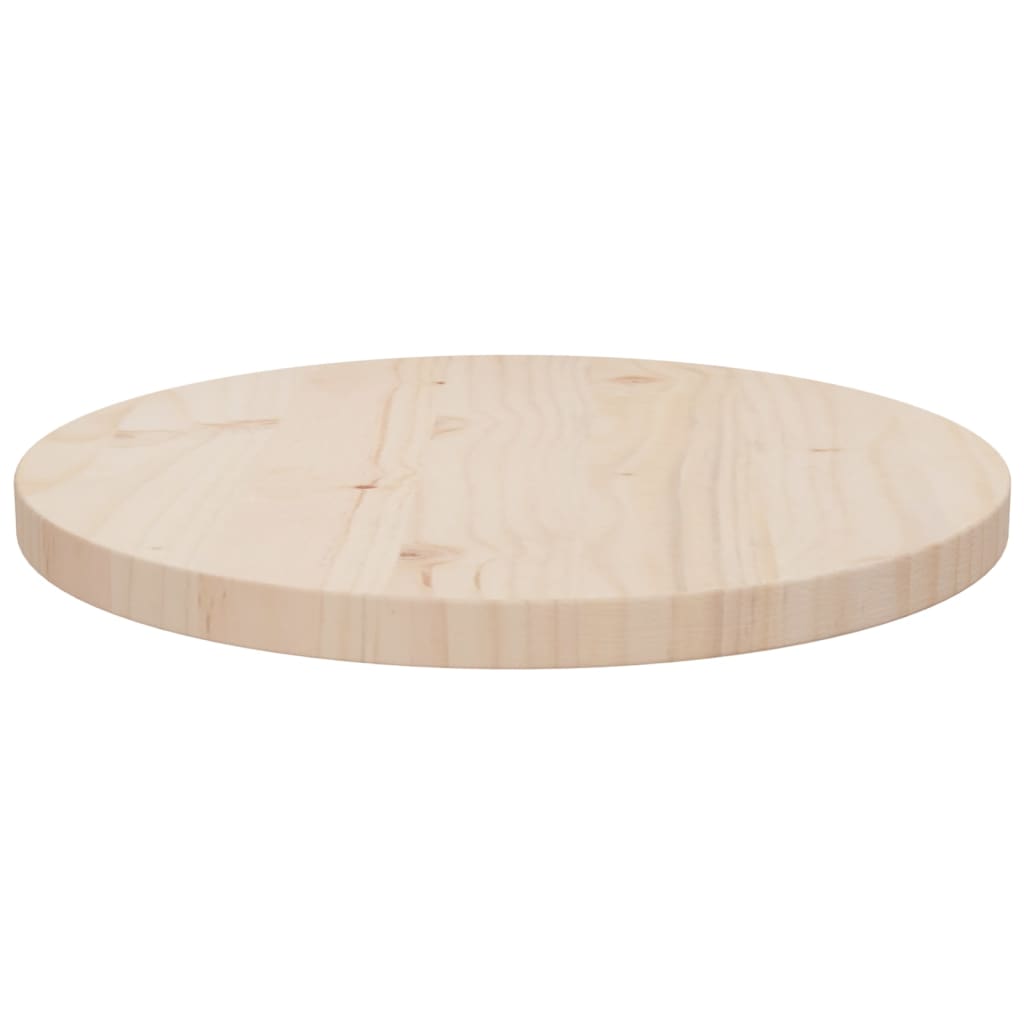 vidaXL tömör fenyőfa asztallap Ø40 x 2,5 cm
