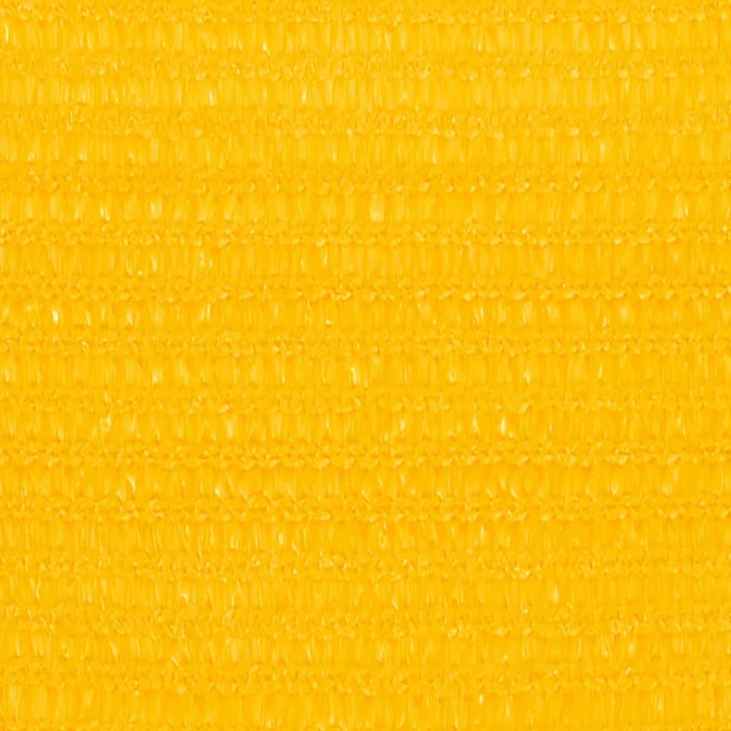 vidaXL sárga HDPE napvitorla 160 g/m² 4 x 4 x 5,8 m