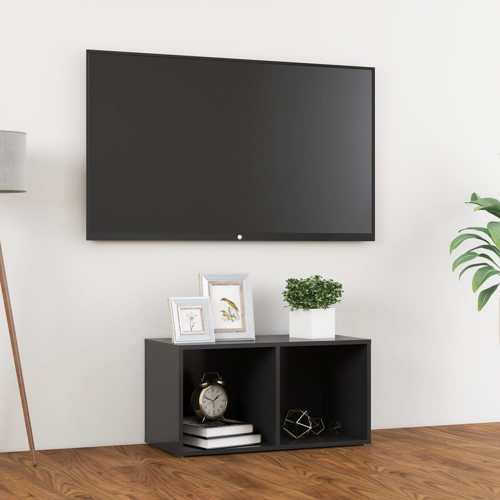 vidaXL szürke forgácslap TV-szekrény 72 x 35 x 36,5 cm