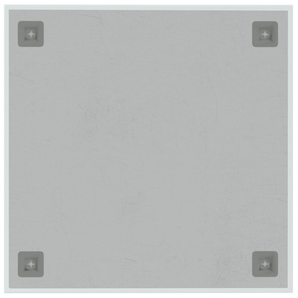 vidaXL fehér falra szerelhető edzett üveg mágnestábla 40 x 40 cm 