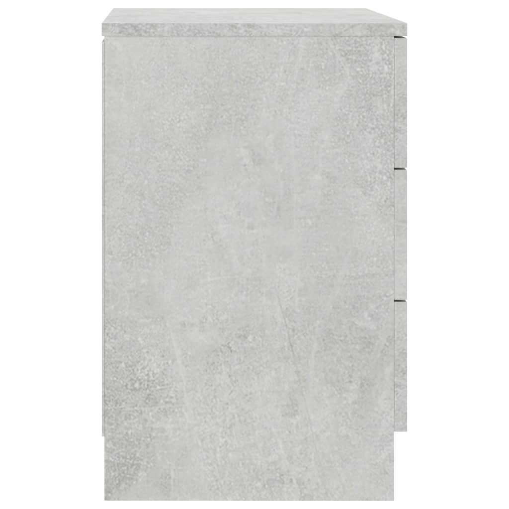 vidaXL betonszürke forgácslap éjjeliszekrény 38 x 35 x 56 cm