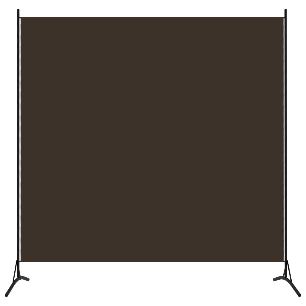 vidaXL barna 1 paneles szövet paraván 175 x 180 cm