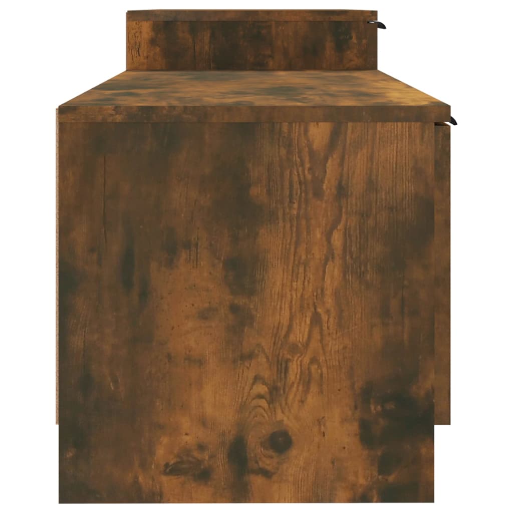 vidaXL füstös tölgyszínű szerelt fa TV-szekrény 158,5 x 36 x 45 cm
