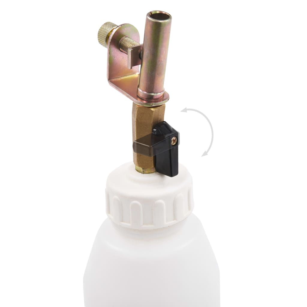vidaXL pneumatikus féklégtelenítő pumpa töltőpalackkal 2 liter