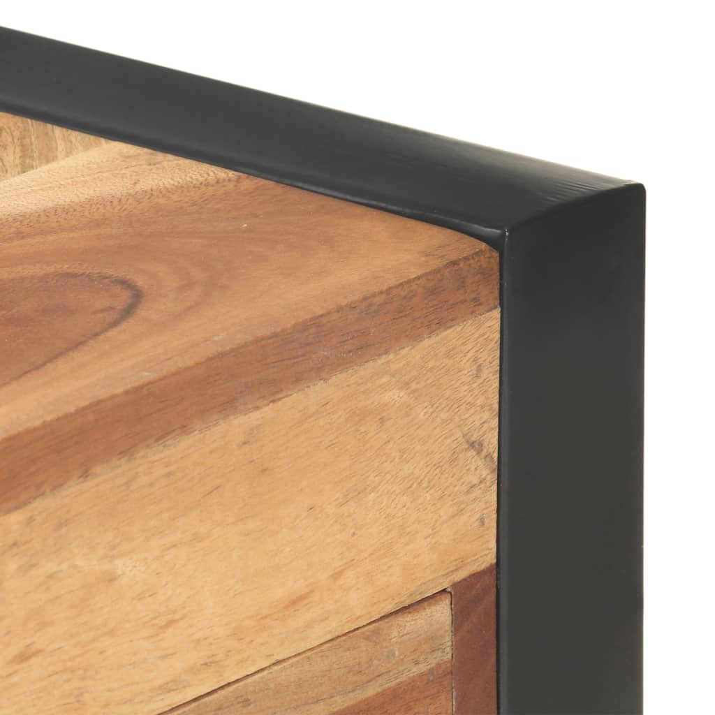 vidaXL tömör fa íróasztal paliszander felülettel 110 x 50 x 76 cm