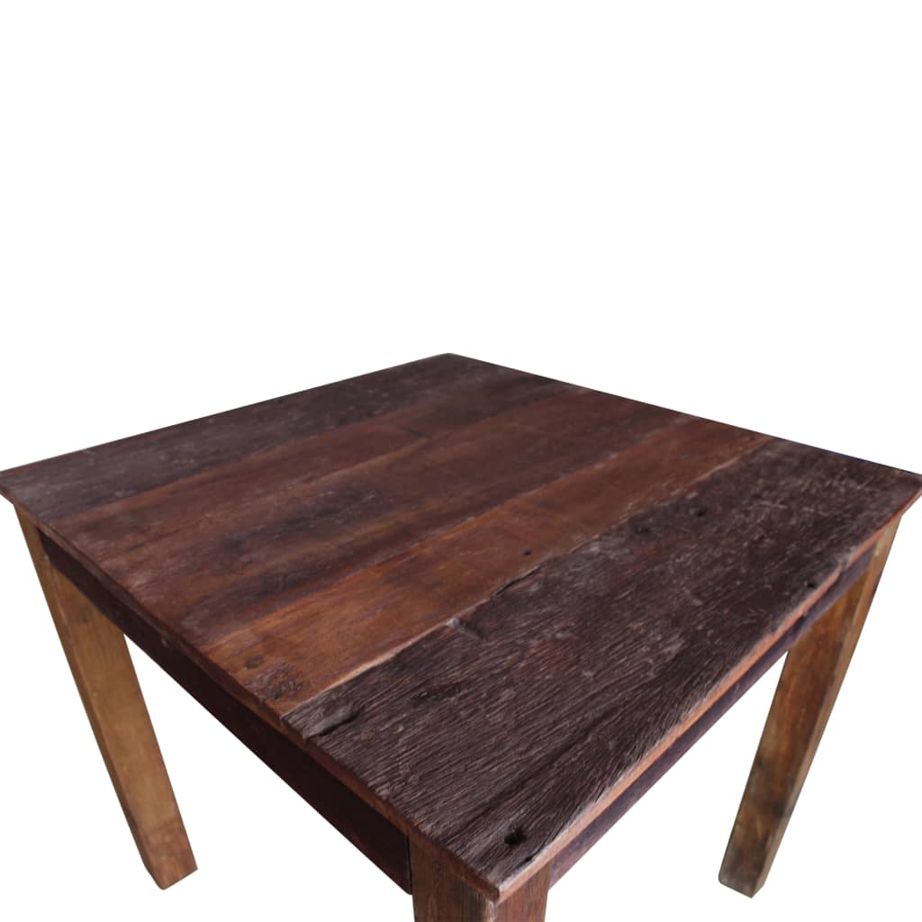 vidaXL tömör újrahasznosított fa étkezőasztal 82 x 80 x 76 cm