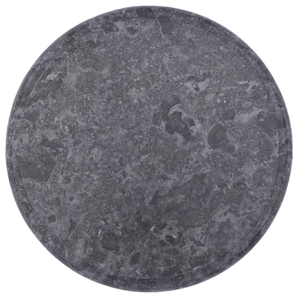 vidaXL szürke márvány asztallap Ø40 x 2,5 cm
