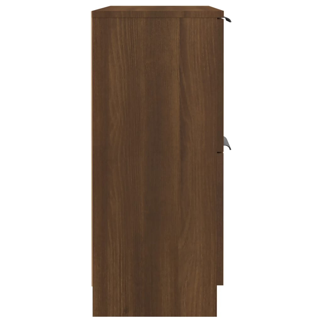 vidaXL barna tölgy színű szerelt fa tálalószekrény 60 x 30 x 70 cm