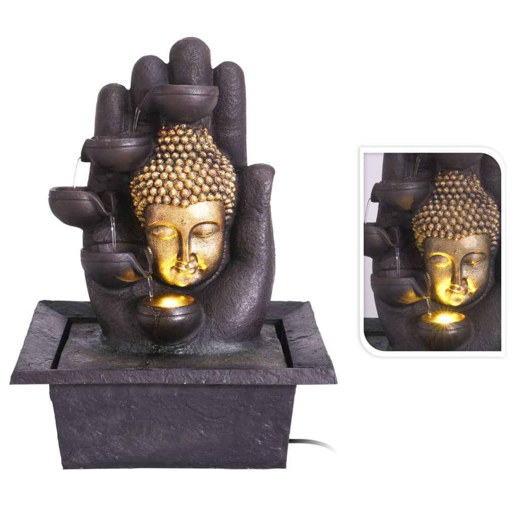 ProGarden Buddha szökőkút 30 x 24 x 40 cm
