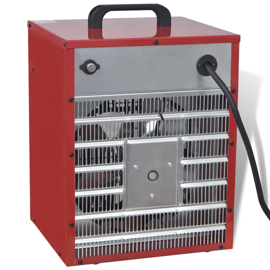 Hordozható ipari elektromos ventilátoros fűtő 9 kW 300 m³/h