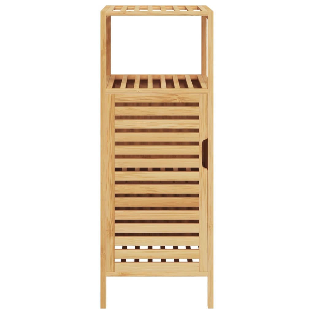 vidaXL bambusz fürdőszobaszekrény polccal 36 x 33 x 87 cm