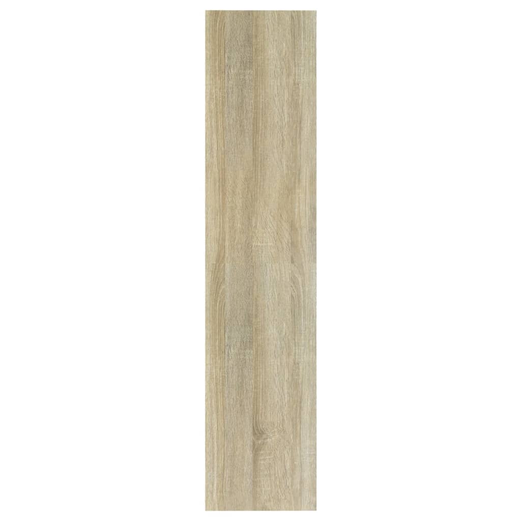 vidaXL sonoma-tölgyszínű fa könyvszekrény/térelválasztó 60x30x135 cm