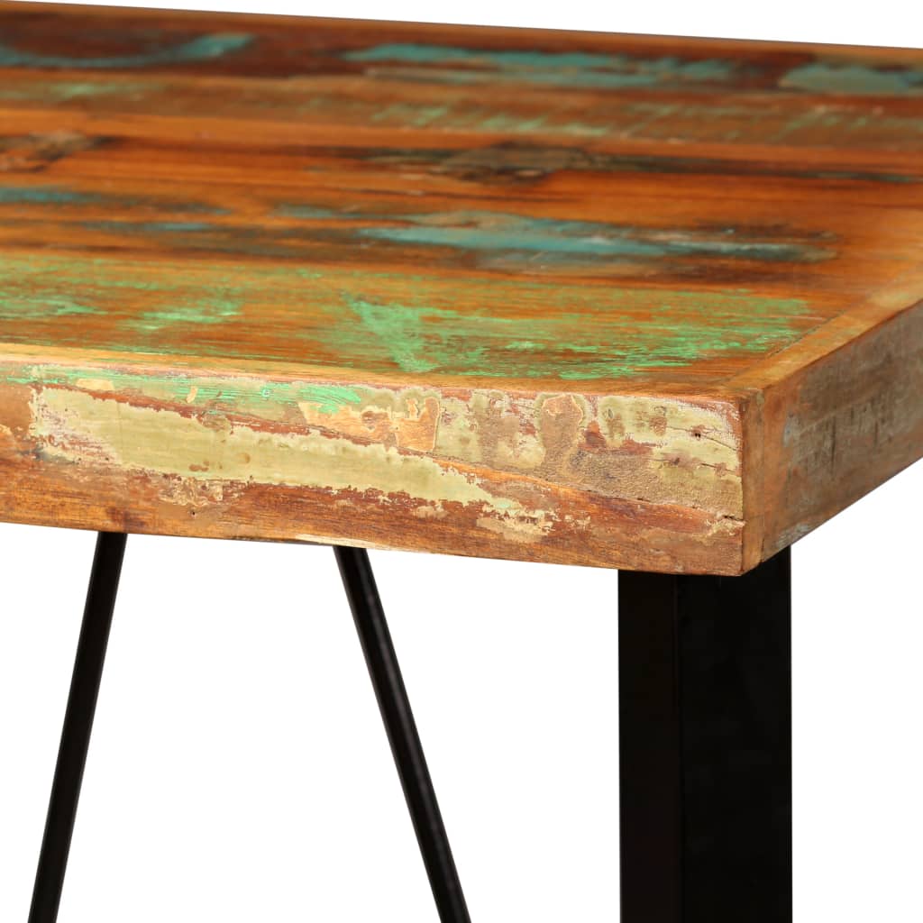 vidaXL tömör újrahasznosított fa bárasztal 60 x 60 x 107 cm