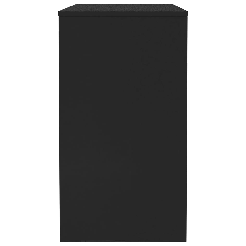 vidaXL fekete szerelt fa íróasztal 90 x 40 x 72 cm