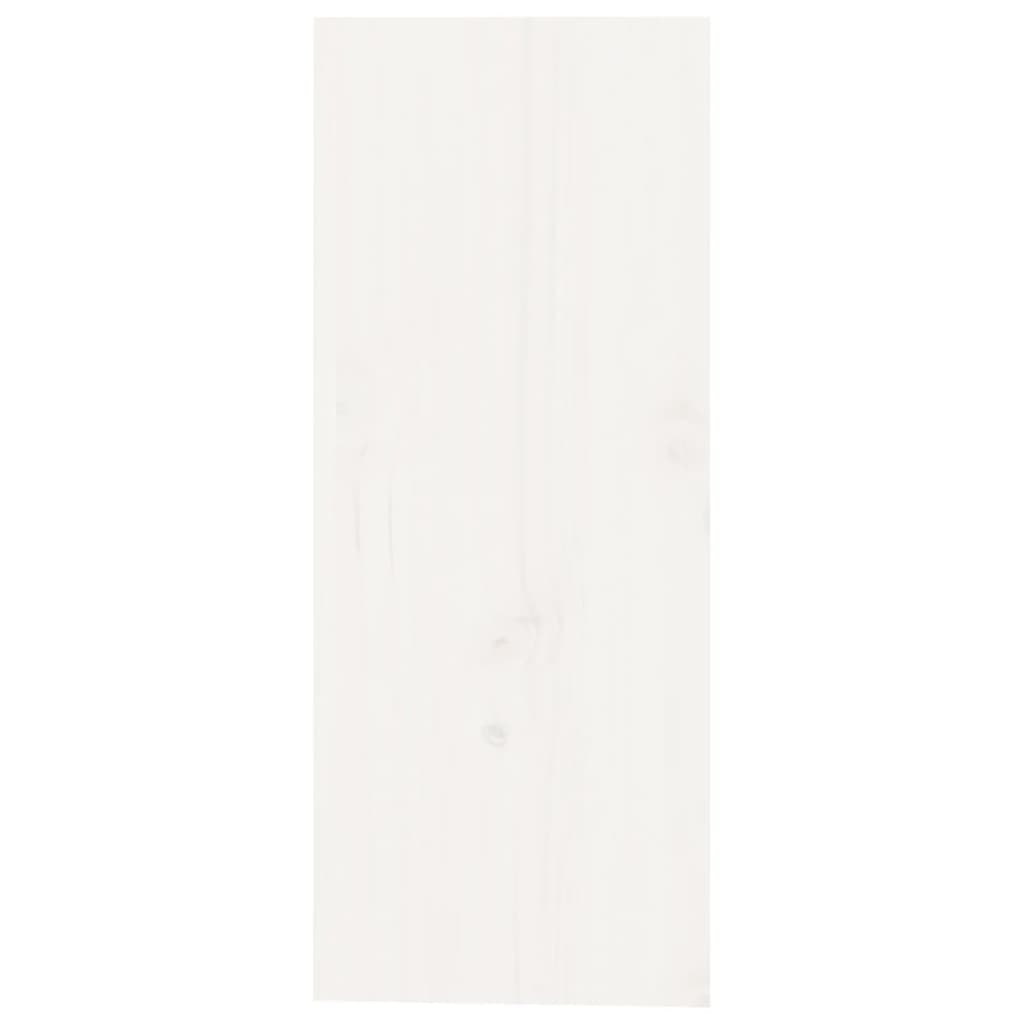 vidaXL fehér tömör fenyőfa borszekrény 62 x 25 x 62 cm