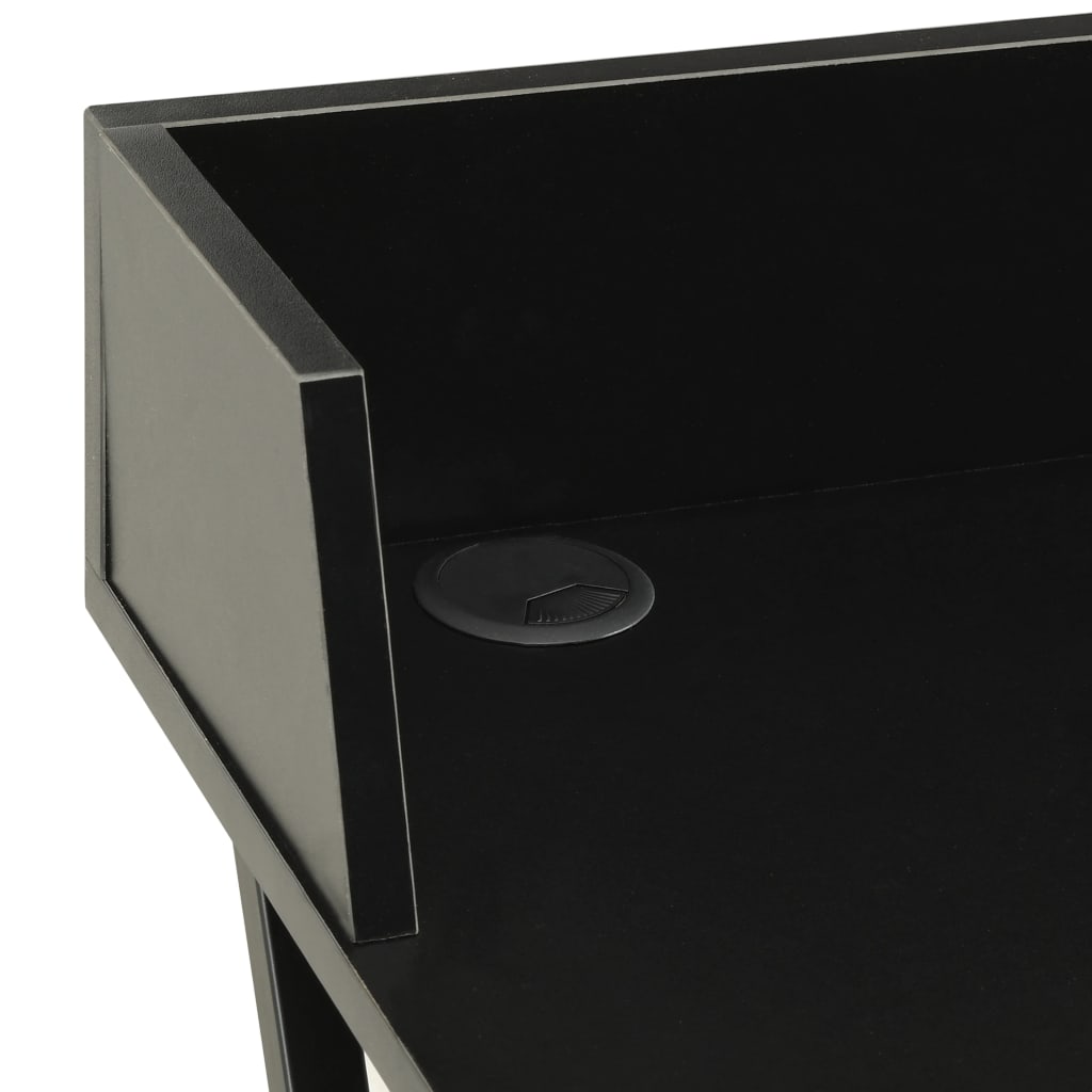 vidaXL fekete íróasztal 80 x 50 x 84 cm