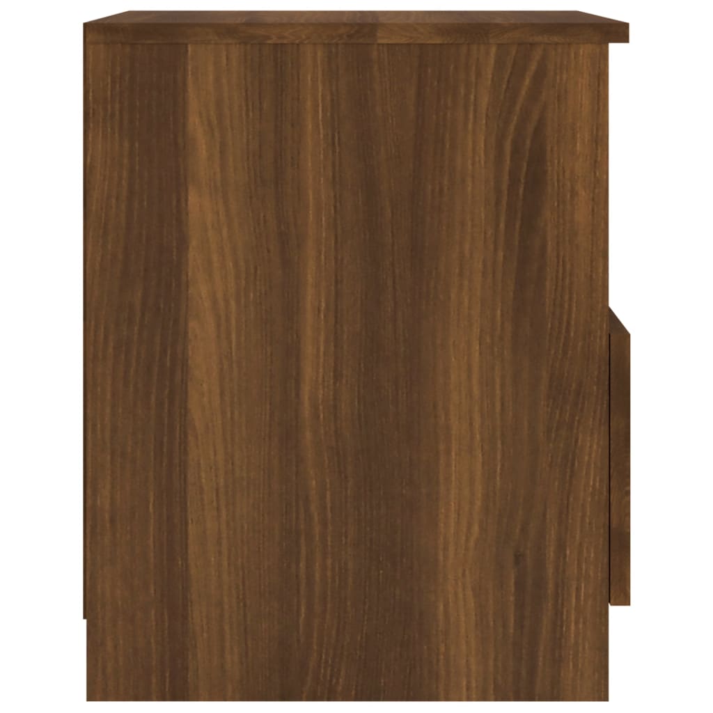 vidaXL barna tölgyszínű szerelt fa éjjeliszekrény 40 x 40 x 50 cm