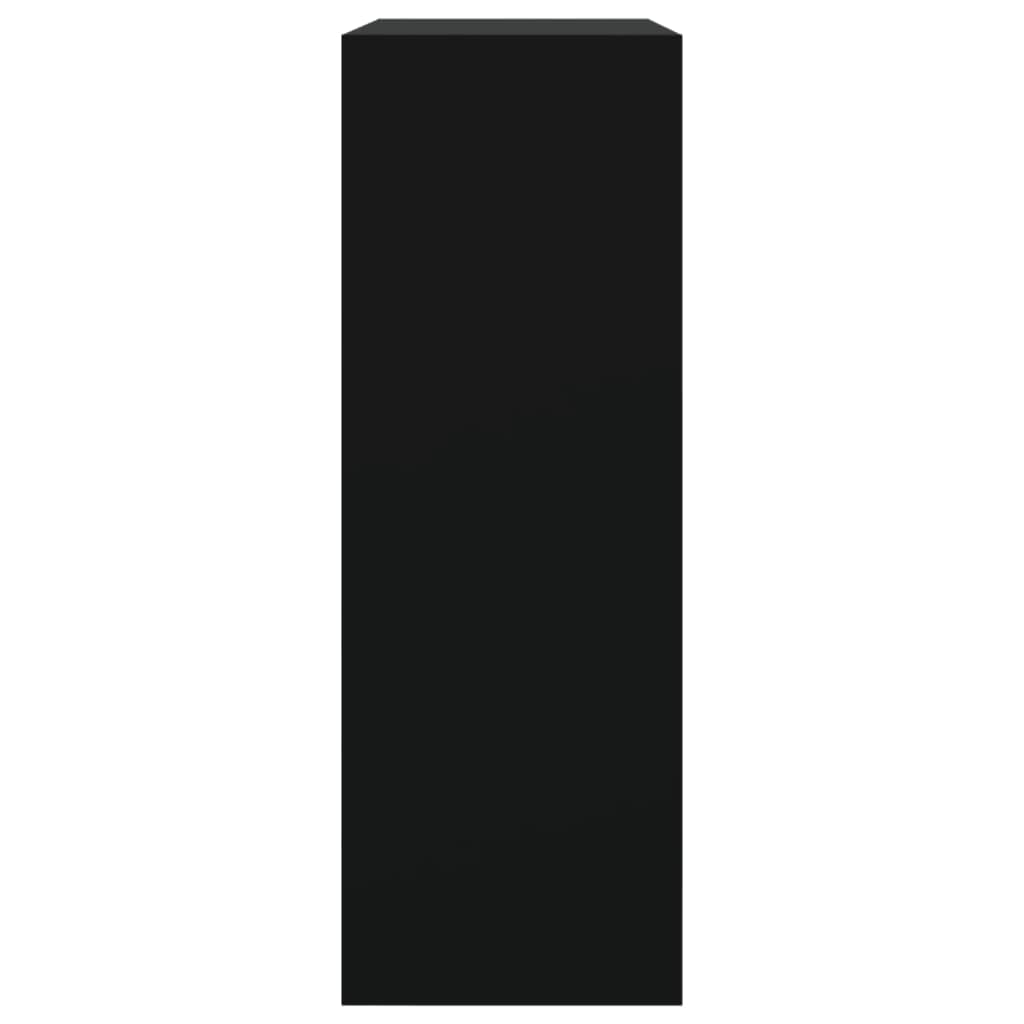 vidaXL fekete szerelt fa cipőszekrény 80 x 34 x 96,5 cm
