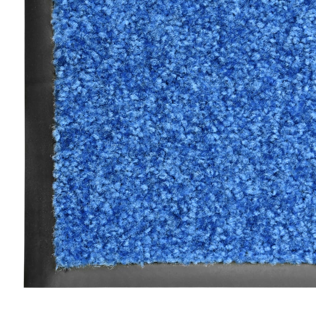 vidaXL kék kimosható lábtörlő 120 x 180 cm
