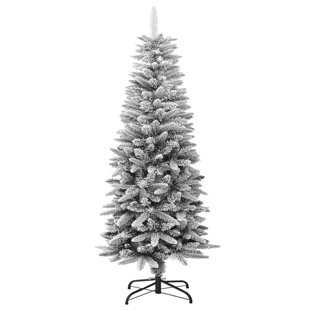 vidaXL PVC és polietilén műkarácsonyfa pelyhes hóval 120 cm