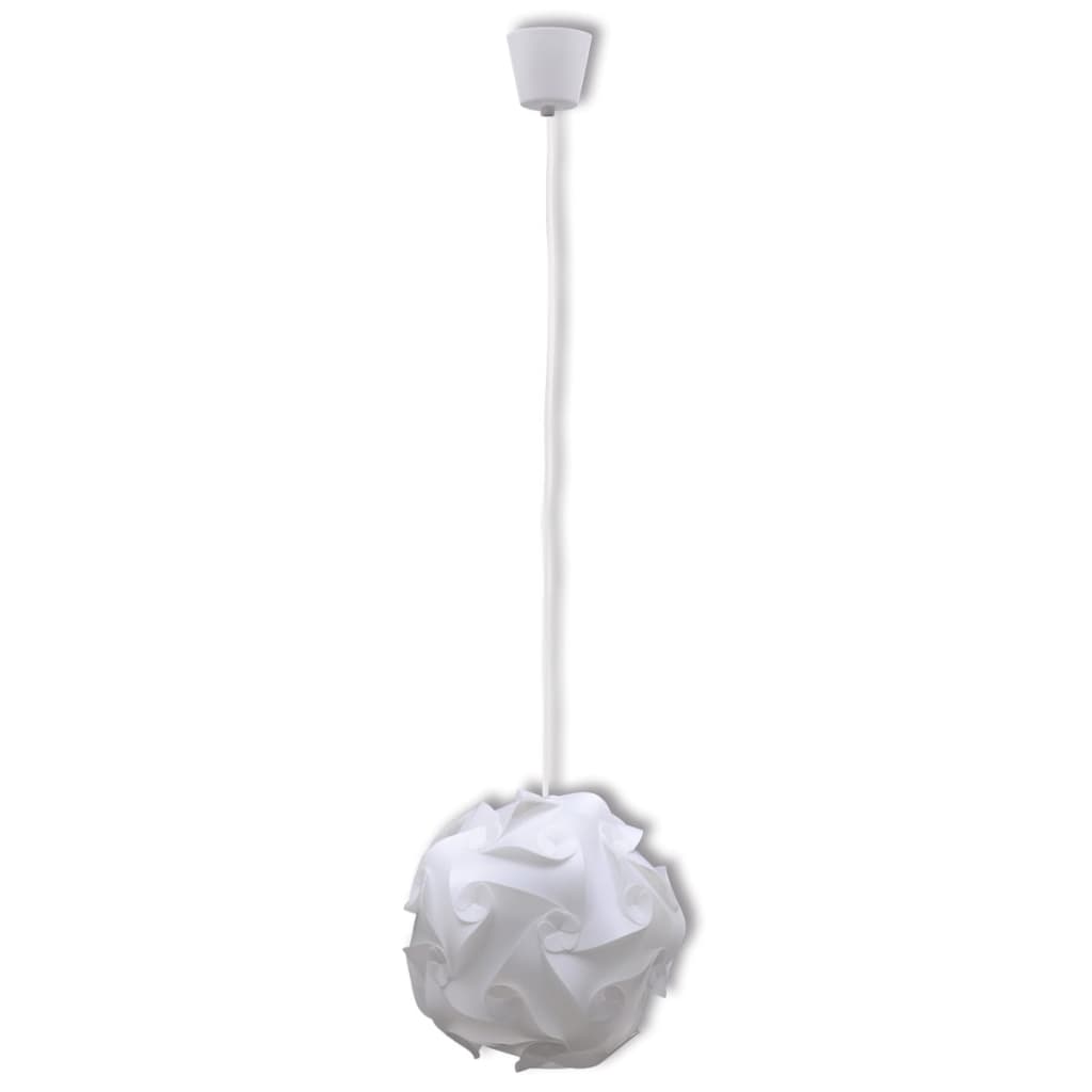 Kerek dekoratív moduláris függő lámpa fehér