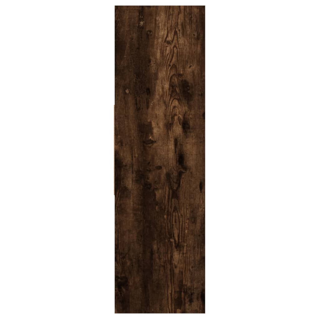 vidaXL füstös tölgy színű szerelt fa könyvszekrény 97,5x29,5x100 cm