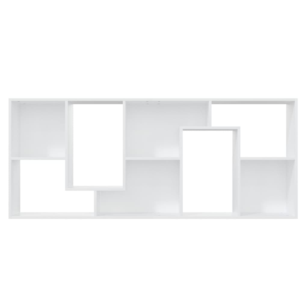 vidaXL fehér forgácslap könyvszekrény 67 x 24 x 161 cm