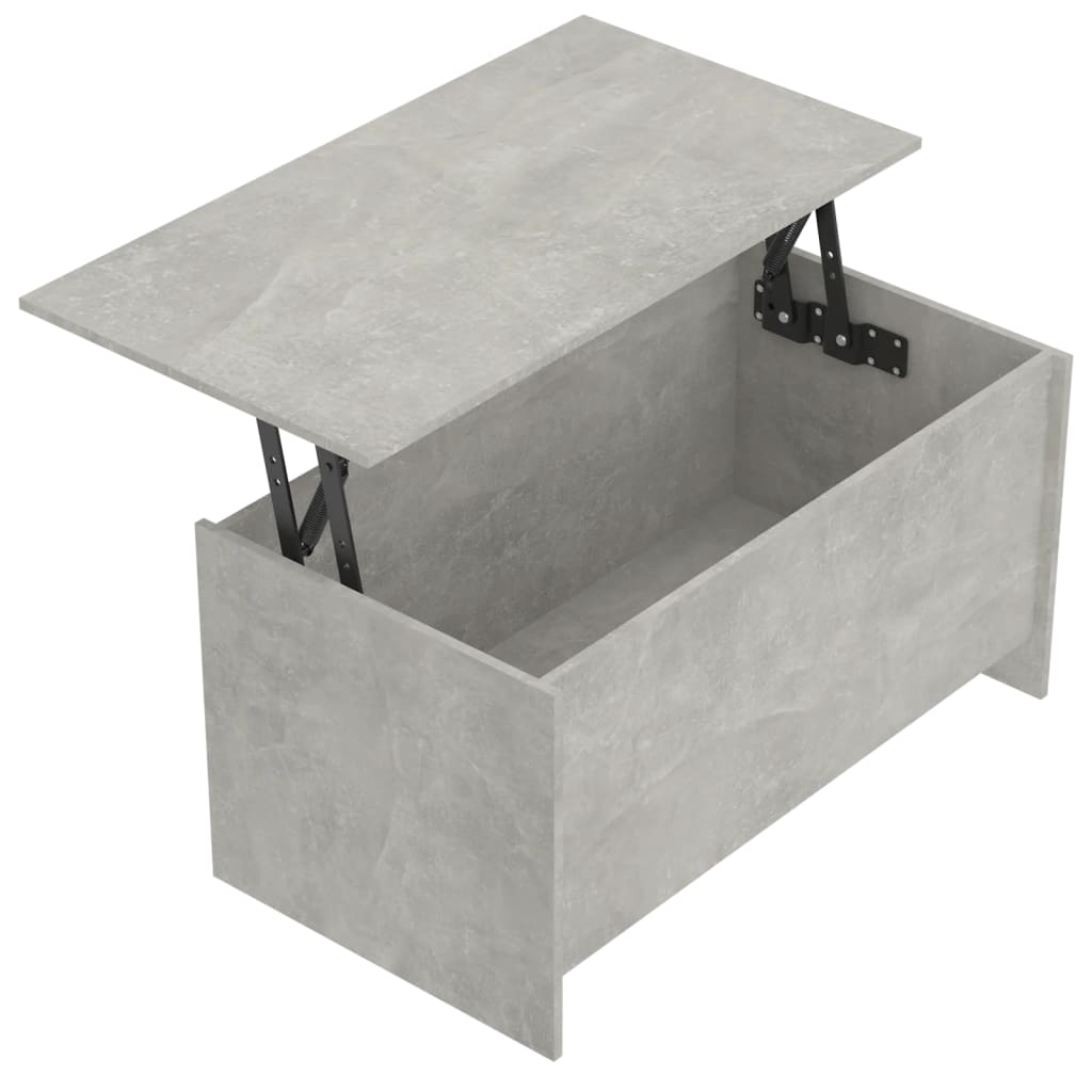 vidaXL betonszürke szerelt fa dohányzóasztal 102 x 55,5 x 52,5 cm