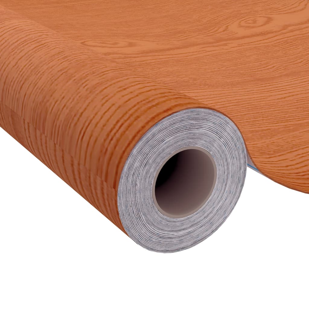 vidaXL világos tölgyszínű öntapadó PVC bútorfólia 500 x 90 cm