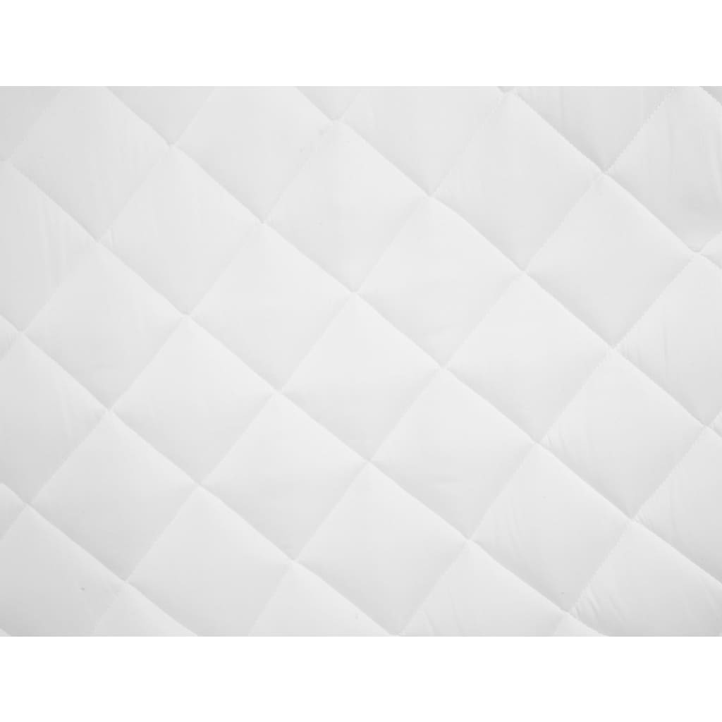 vidaXL fehér steppelt nehéz matracvédő 180 x 200 cm