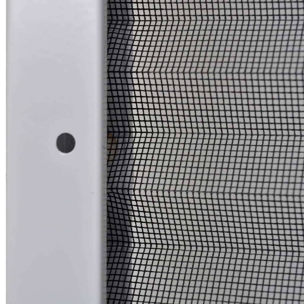 vidaXL pliszé ablak szúnyogháló árnyékolóval alumíniumból 80 x 120 cm