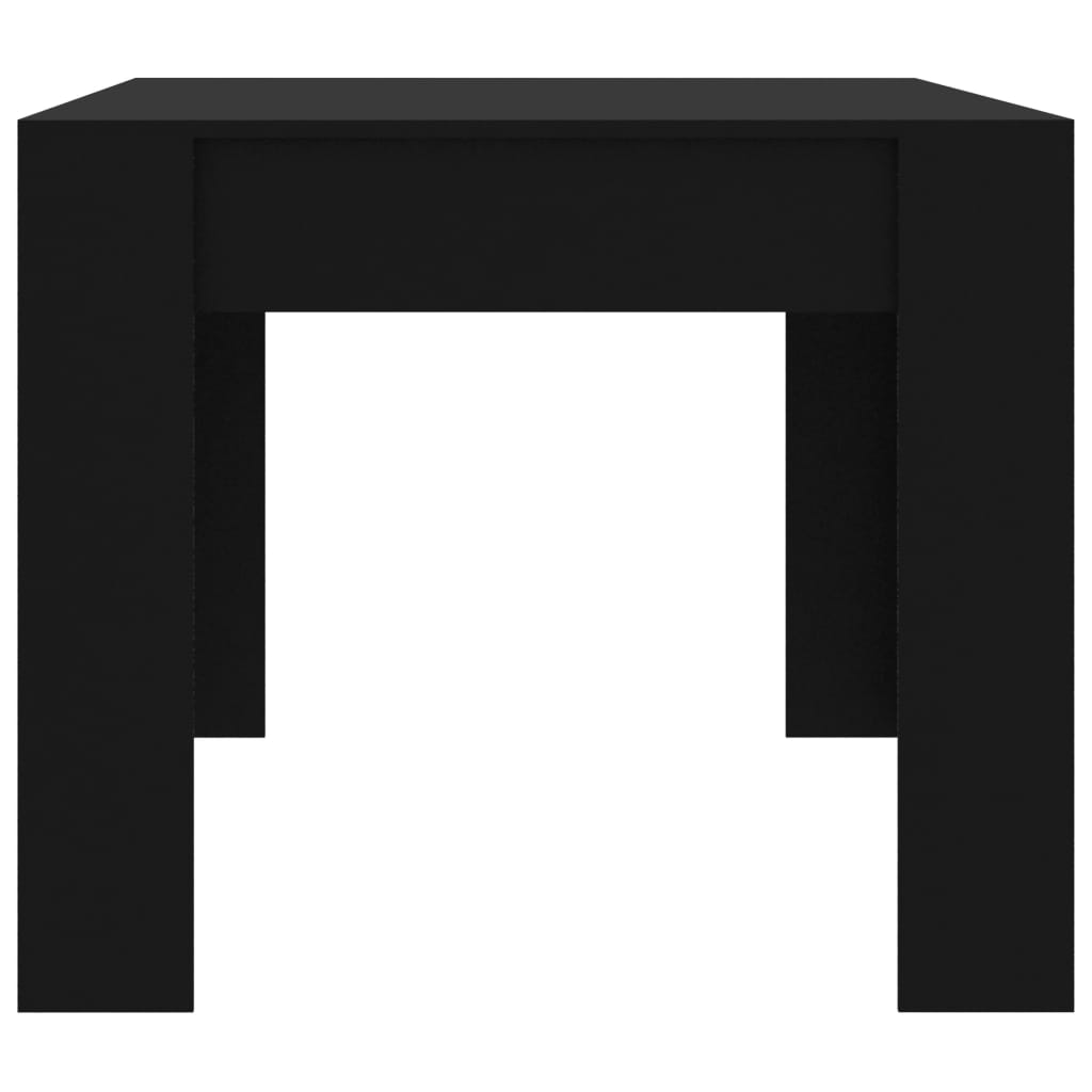 vidaXL fekete forgácslap étkezőasztal 180 x 90 x 76 cm