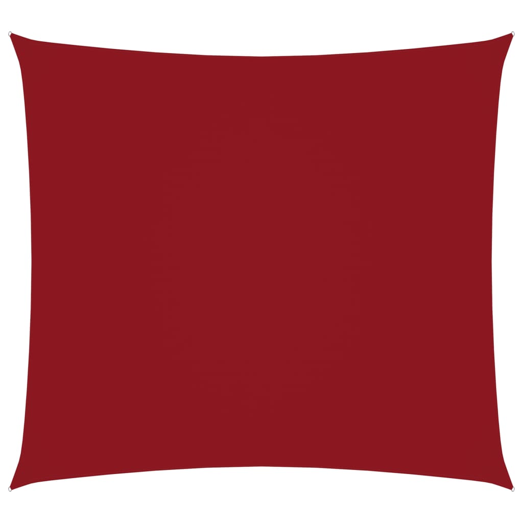 vidaXL piros négyzet alakú oxford-szövet napvitorla 7 x 7 m