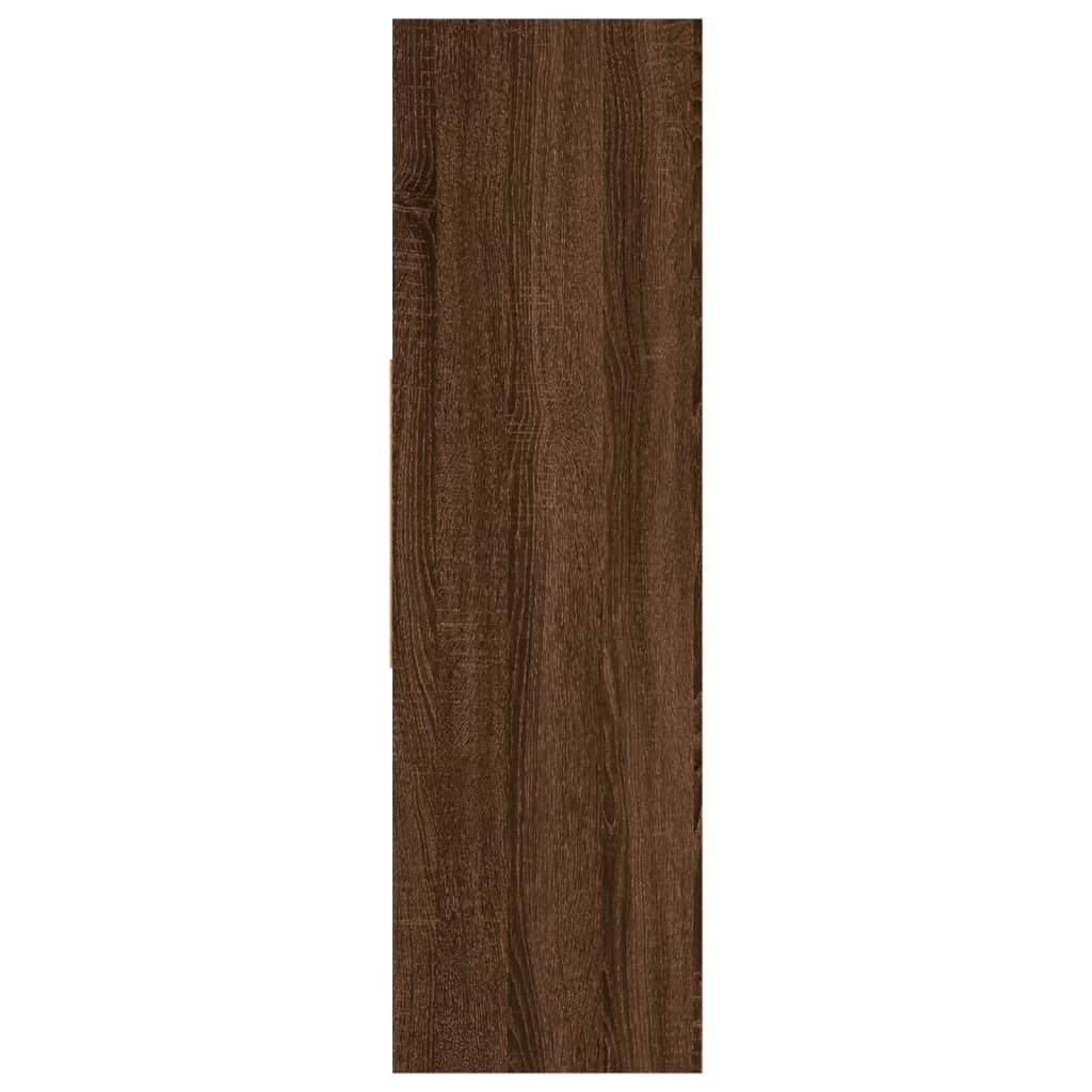 vidaXL barna tölgy színű szerelt fa könyvszekrény 97,5 x 29,5 x 100 cm