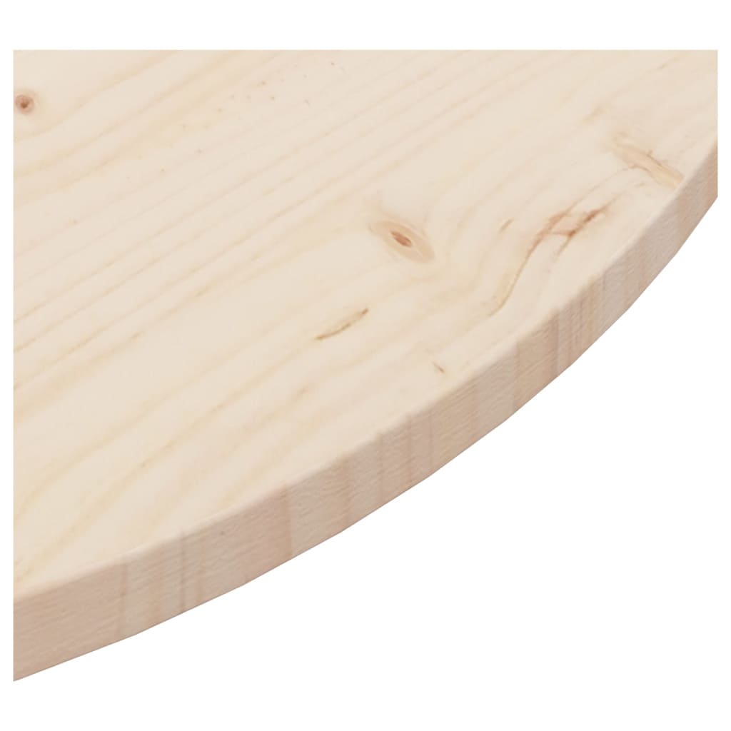 vidaXL tömör fenyőfa asztallap Ø90 x 2,5 cm