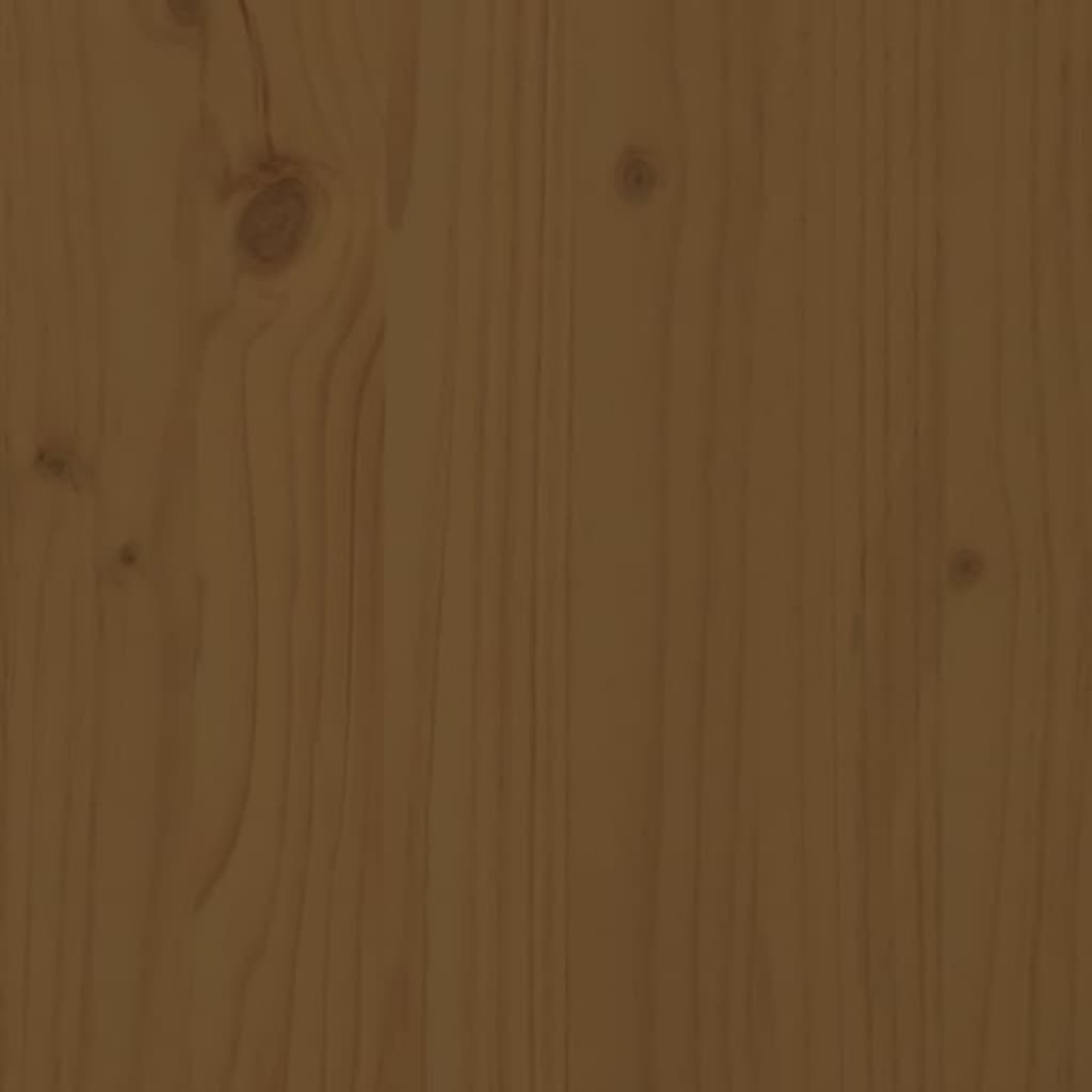vidaXL mézbarna tömör fenyőfa rönktároló 33,5 x 30 x 110 cm