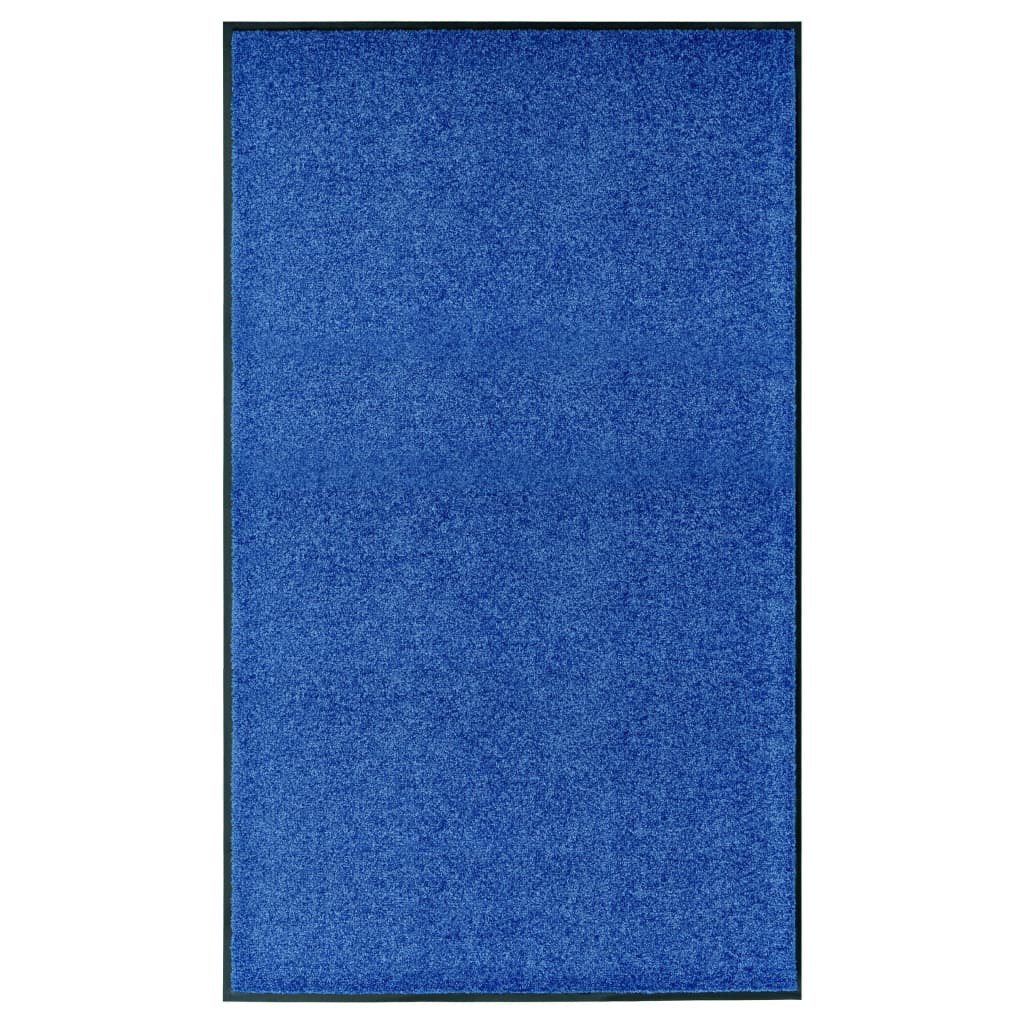 vidaXL kék kimosható lábtörlő 90 x 150 cm