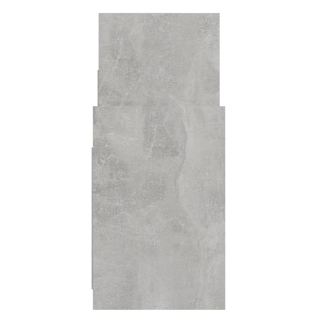 vidaXL betonszürke forgácslap kisszekrény 60 x 26 x 60 cm