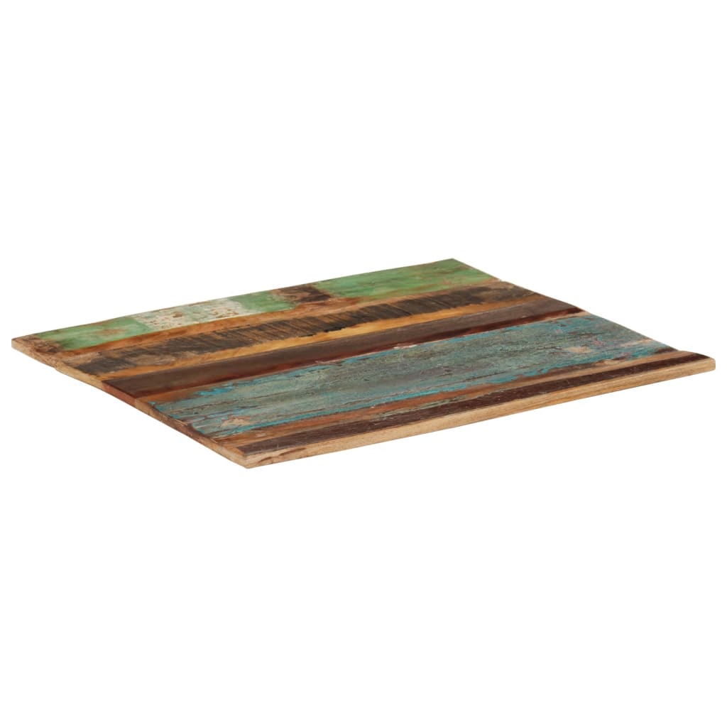 vidaXL négyszögű tömör újrahasznosított fa asztallap 70x80 cm 15-16 mm