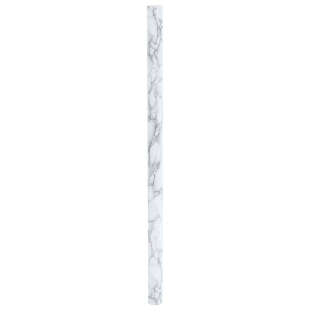 vidaXL öntapadós márványfehér PVC bútormatrica 90 x 500 cm