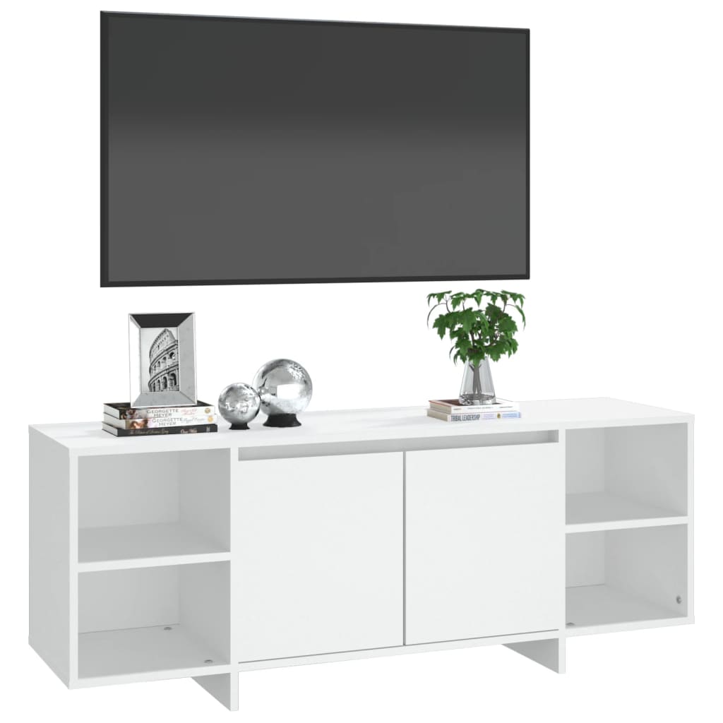 vidaXL fehér forgácslap TV-szekrény 130 x 35 x 50 cm