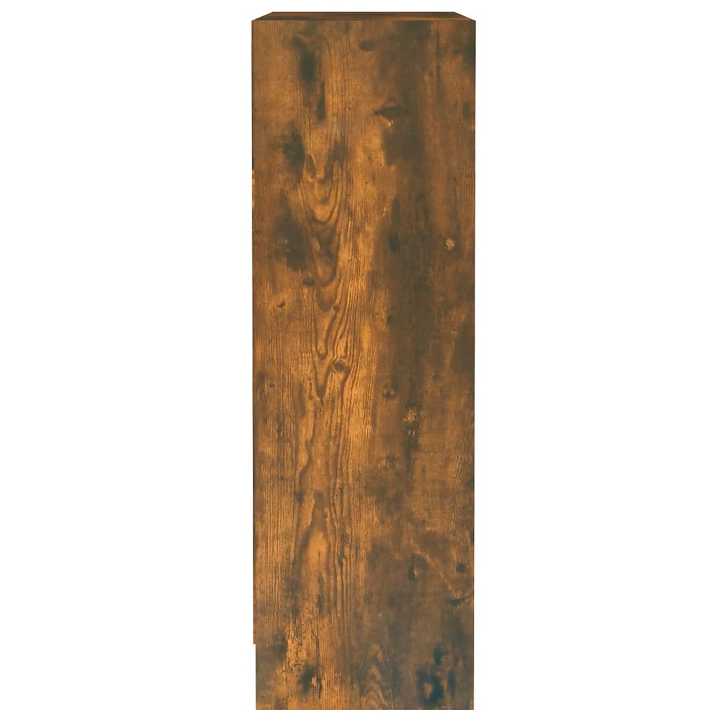 vidaXL füstös tölgyszínű szerelt fa könyvespolc 60 x 24 x 76 cm