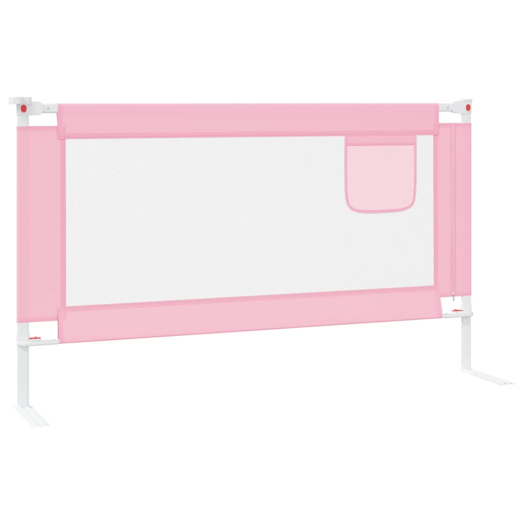 vidaXL rózsaszín szövet biztonsági leesésgátló 140 x 25 cm