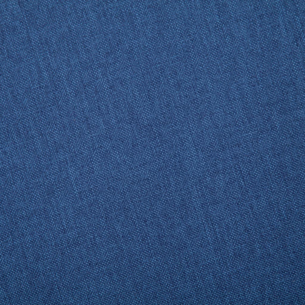 vidaXL 2-részes kék szövet kanapészett