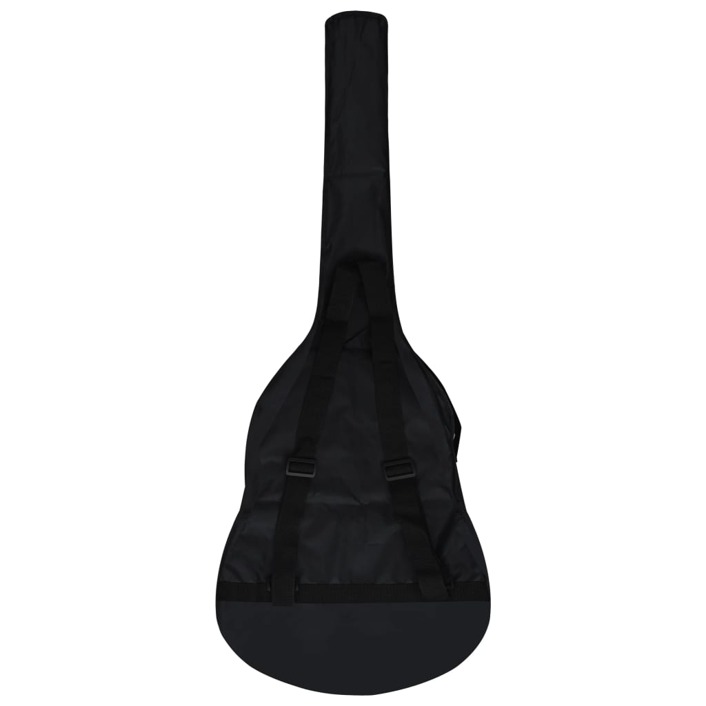 vidaXL fekete szövet gitártok 4/4-es klasszikus gitárhoz 100x37 cm