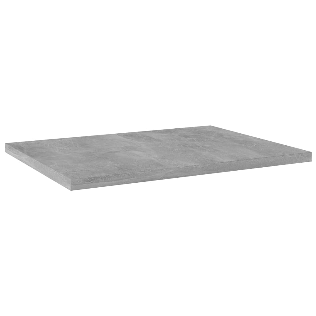 vidaXL 4 db betonszürke forgácslap könyvespolc 40 x 30 x 1,5 cm