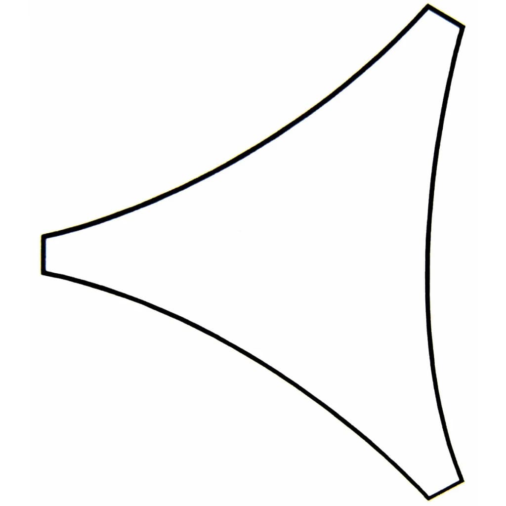 Perel GSS3360 krémszínű háromszög alakú napvitorla 3,6 m