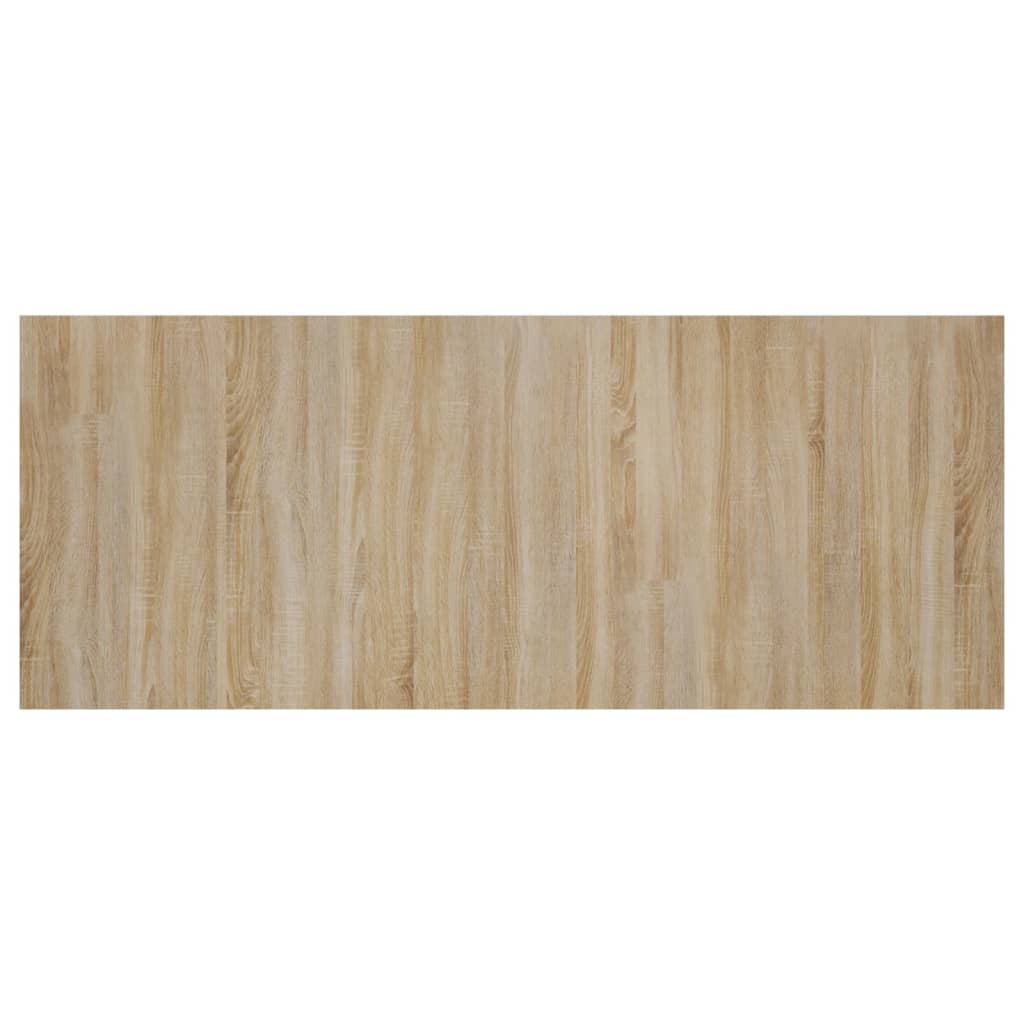 vidaXL sonoma-tölgyszínű szerelt fa ágyfejtámla 200 x 1,5 x 80 cm