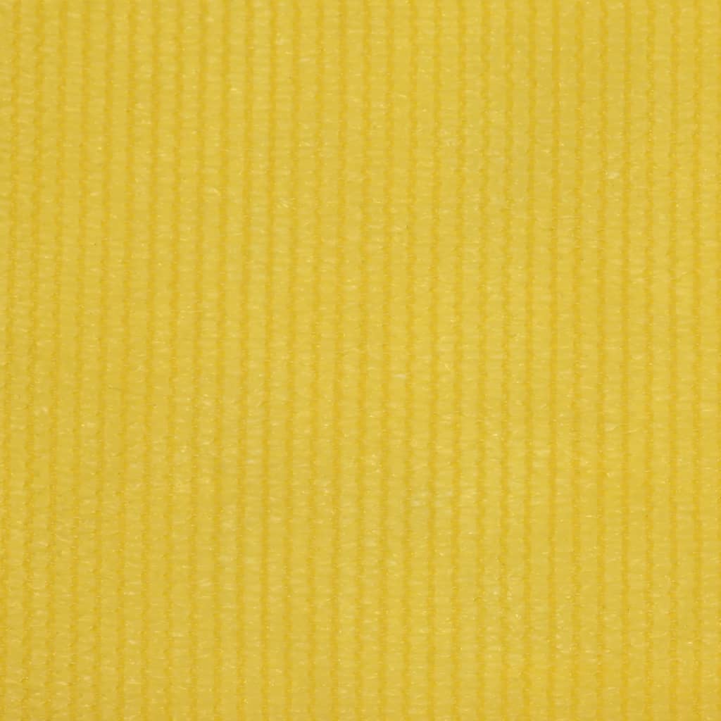 vidaXL sárga HDPE erkélyparaván 90 x 400 cm