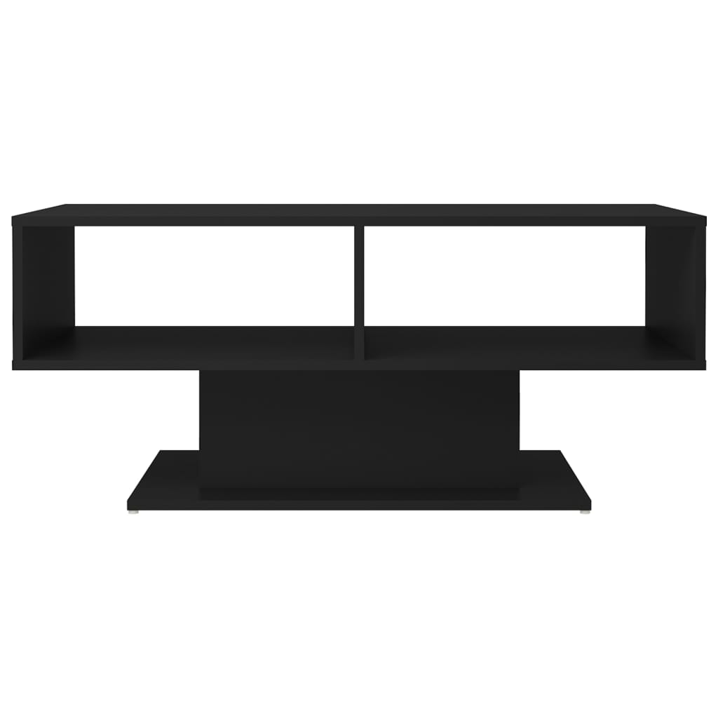 vidaXL fekete forgácslap dohányzóasztal 103,5 x 50 x 44,5 cm